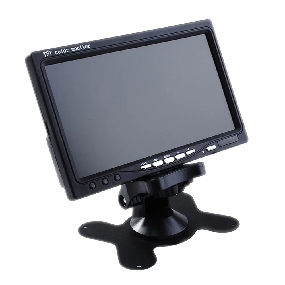 Backlight Camera Rear Color Reverse Monitor Backup Camera Car Mirror (Black) Serveillance Lcd Dvd View For 7" Tft Car