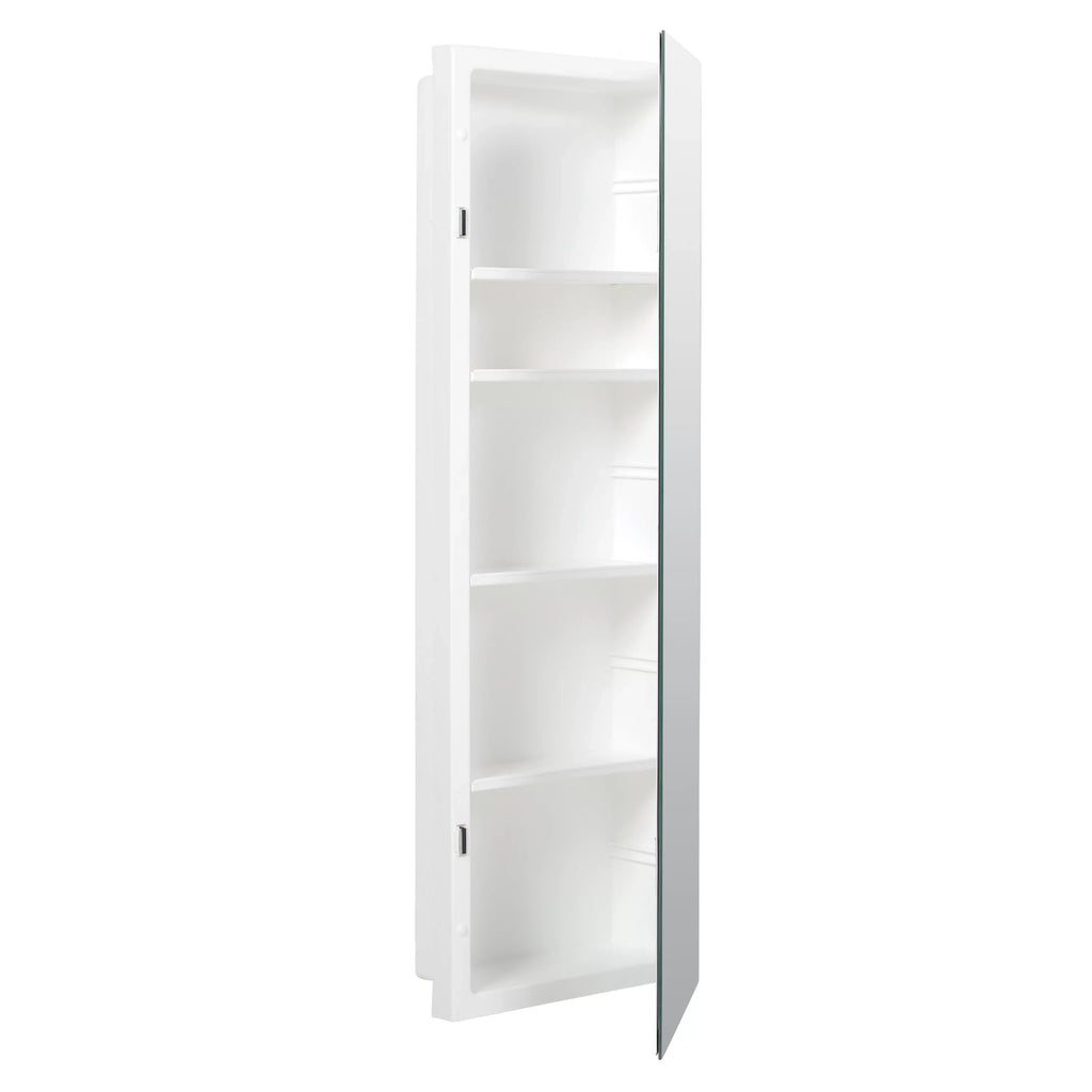 Recess-Mount Frameless American 12 36 x Mirror Medicine in., Rectangle, Reversible Pride Cabinet,