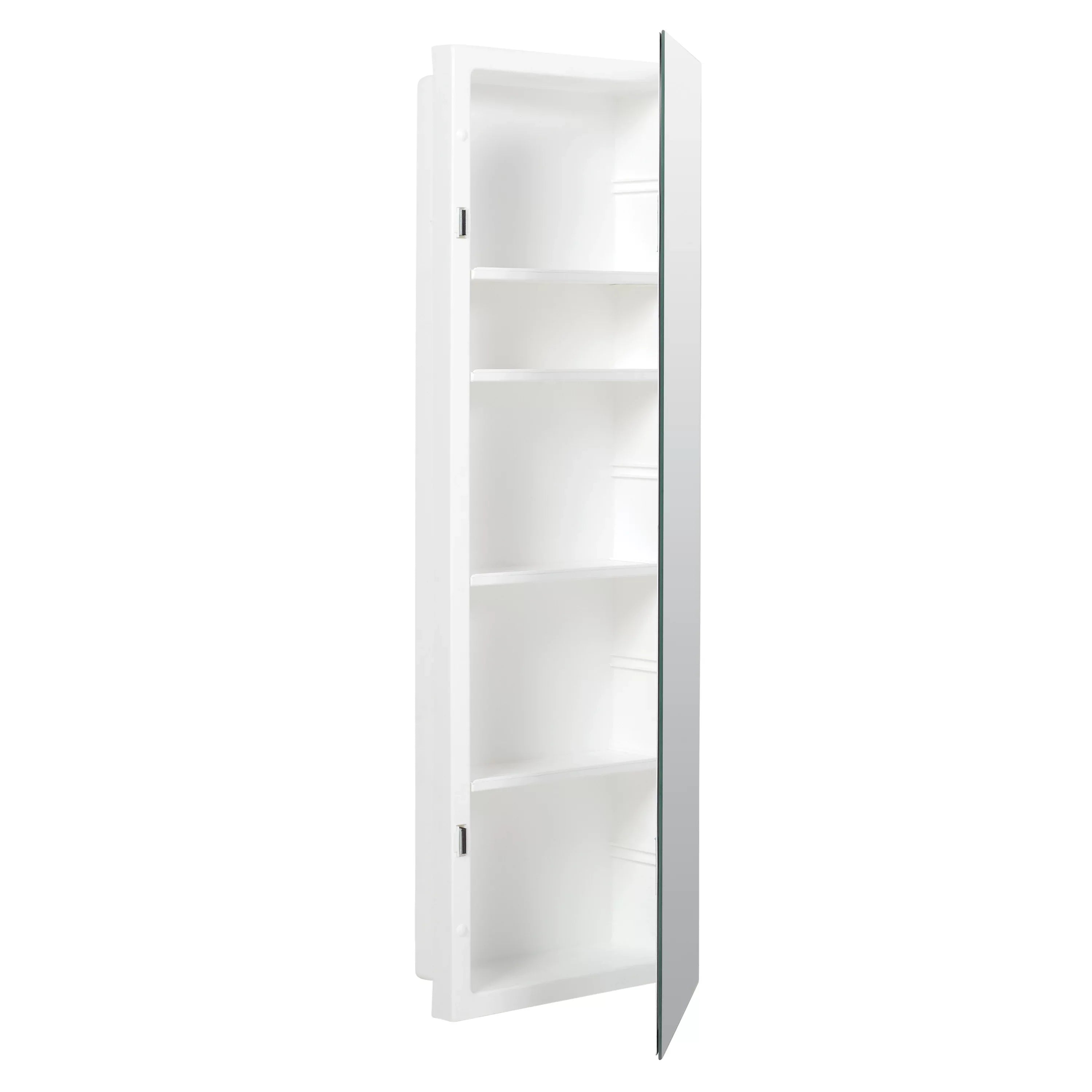 Recess-Mount Frameless American 12 36 x Mirror Medicine in., Rectangle, Reversible Pride Cabinet,