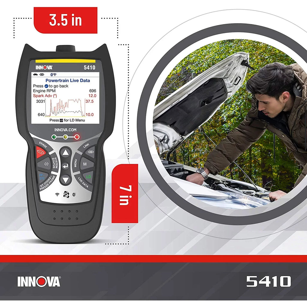 Bluetooth 5410 Code Tool CarScan Automotive Diagnostics Reader INNOVA Scanner
