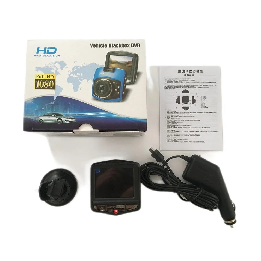 Recorder, Dashcam Car Camera Loop Mini Cam WDR Screen Night Dashboard Dashcam 1080P Car Driving Dash 2.4" Camera Front Recording, Vision