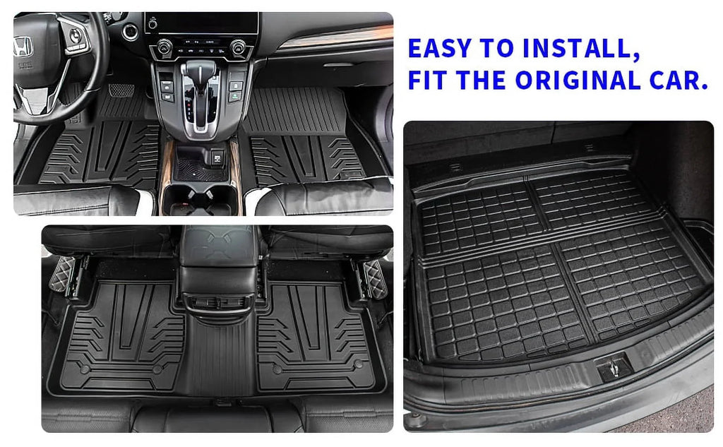 Mats 2017-2022 Liner Cargo Fit CRV Fuel Mats CR-V Floor Honda Floor Accessories (Trunk Mats) + 2021