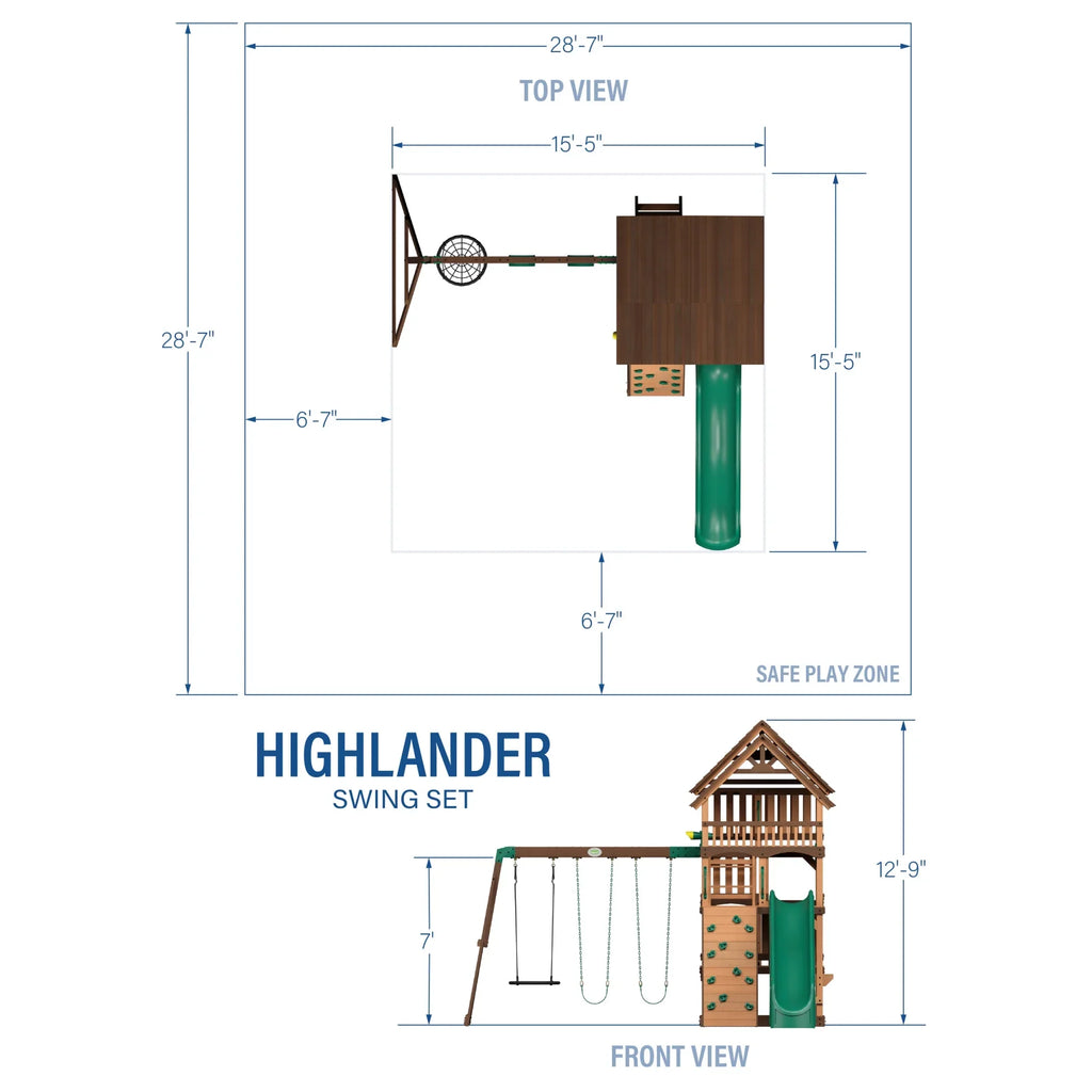 Swing Set Highlander Backyard Discovery
