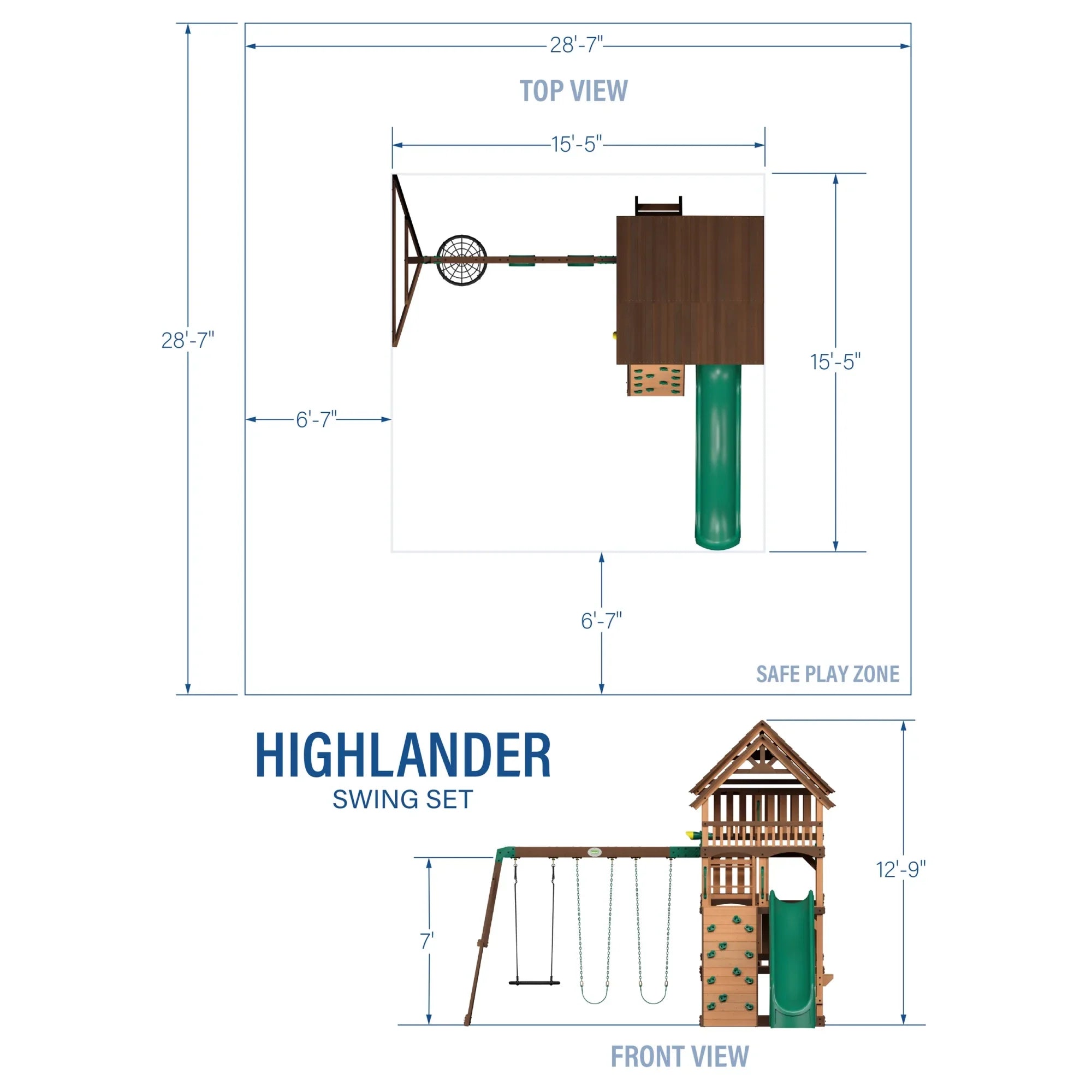 Swing Set Highlander Backyard Discovery