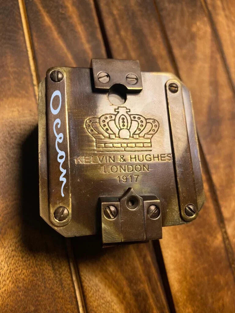 Baptism Antique Brunton Hughes Gift 1917 & Brass Compass Compass Wedding, Kelvin