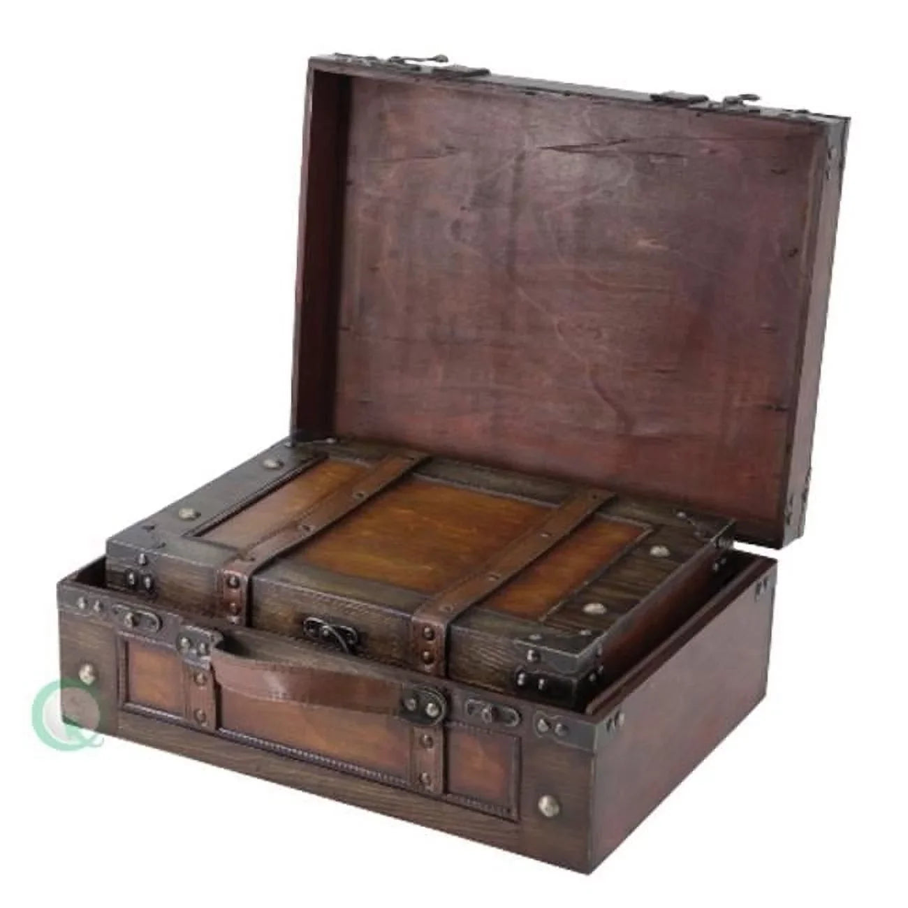 of Set Stripes With Old design 2 Suitcase