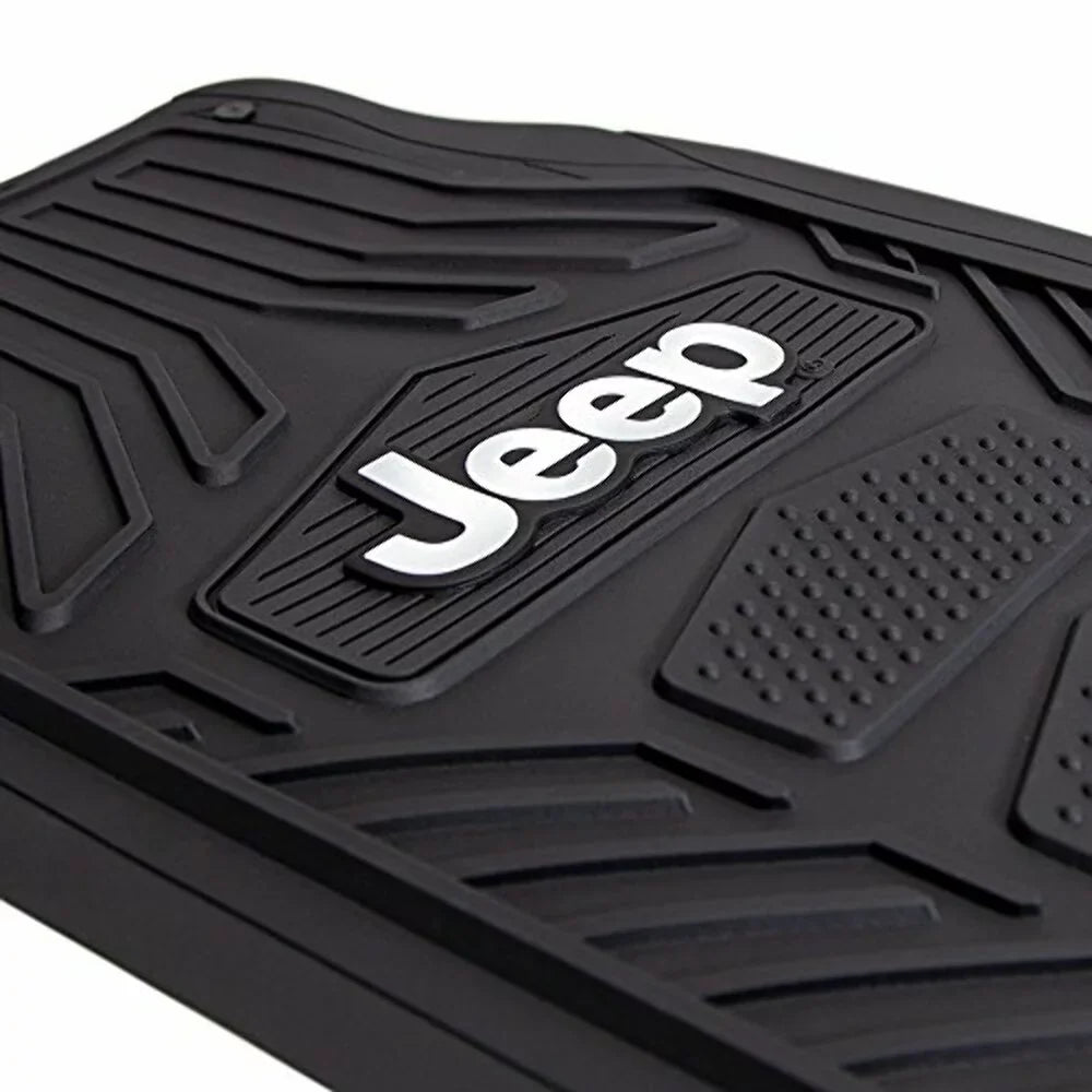 Floor Black Rubber P23-001668R01 Mat, Jeep Plasticolor