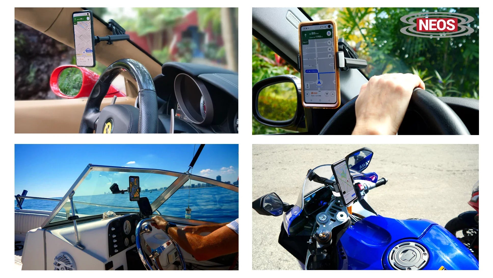 Huawei, iPhone, Version Magnetic Moto, Best Nokia, NEOS for Vehicle Smartphones LG, Boat Windshield Reliable (Mount Phone Car D) , Universal Holder and and Mount