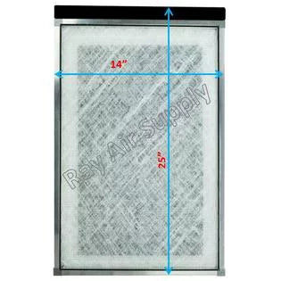 (3 Cleaner Air Pads MicroPower Replacement Filter 14x25 RayAir Supply Pack) Guard