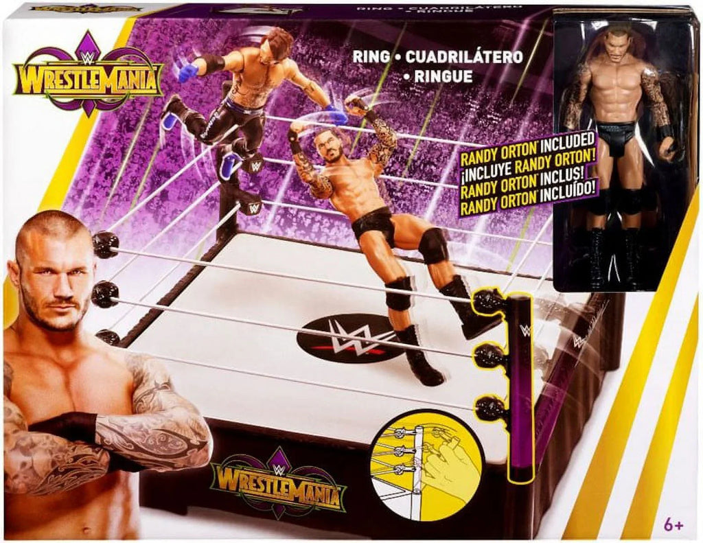 Ring Playset Wrestling [Includes Wrestlemania Orton] Randy WWE