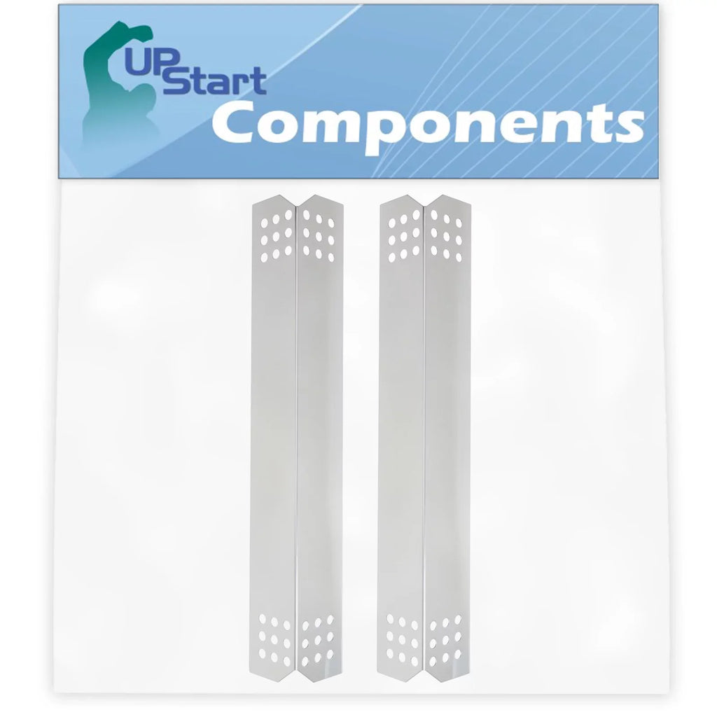 Barbeque 2-Pack Flame Flavorizer Parts Replacement 16 Burner for Deflector, Stainless 720-0336D Grill Tamer, Shield Steel - Heat Compatible Bar, 1/8" Tent Cover Plate Guard, BBQ Nex Bar, Vaporizer