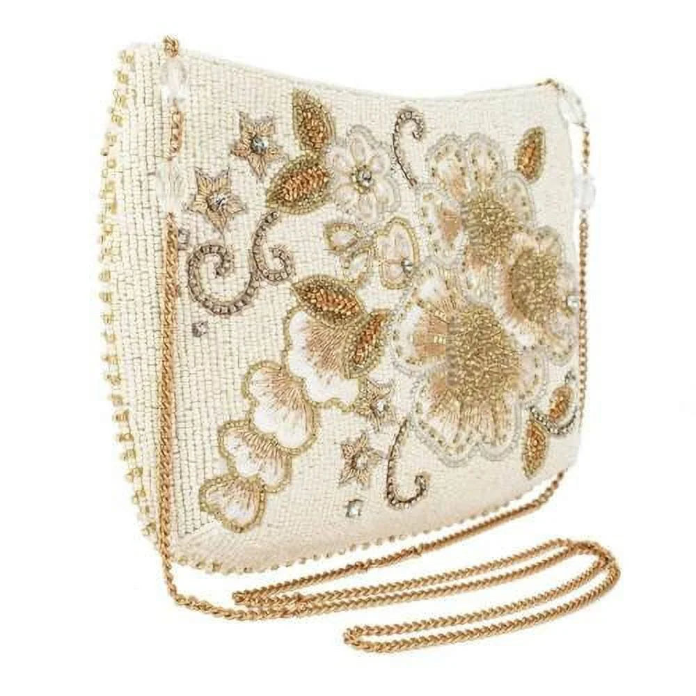 Clutch Bag White Bride Bridal Handbag Frances Crossbody NEW Radiance Mary Beaded