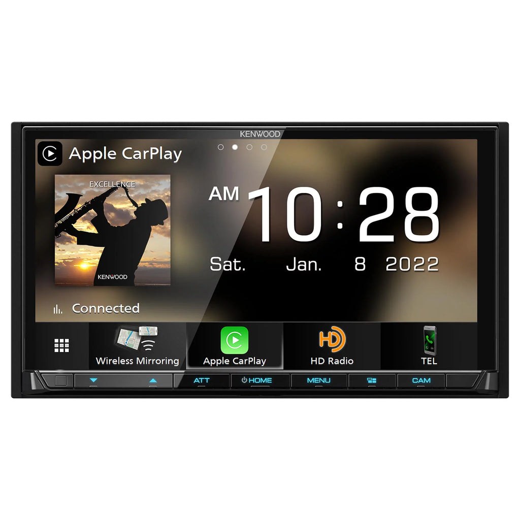 Mounting Multi-Angle View Camera with DMX908S Rear with CMOS-320LP Kenwood Receiver MultiMedia Plate License