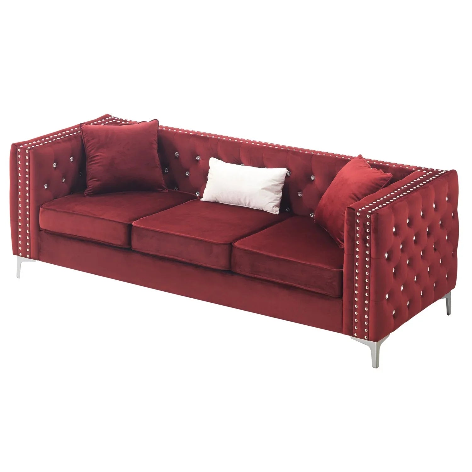 G826A-S Accents , Antique Burgundy Maykoosh Sofa