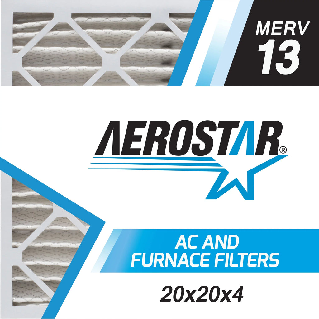 Aerostar in x 20x20x4 1, Made USA 4, x 13, of Air MERV Box Filter, Pleated the 20 20