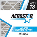 Aerostar in x 20x20x4 1, Made USA 4, x 13, of Air MERV Box Filter, Pleated the 20 20