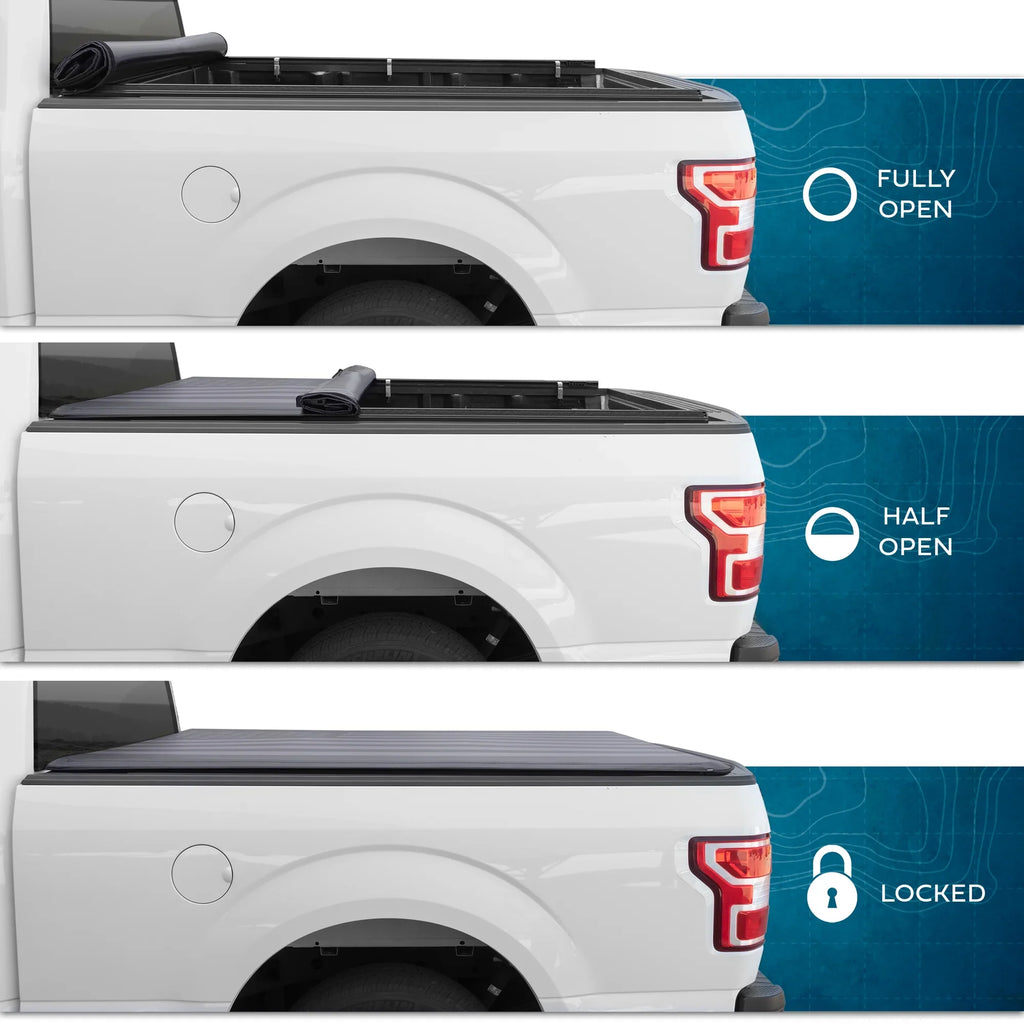 Truck for Flag Cover 6.4 Black All Retractable 2002-2023 Roll-up Ram 2003-2020 Protector Bed climate 2500/3500 1500 Soft Tonneau ft