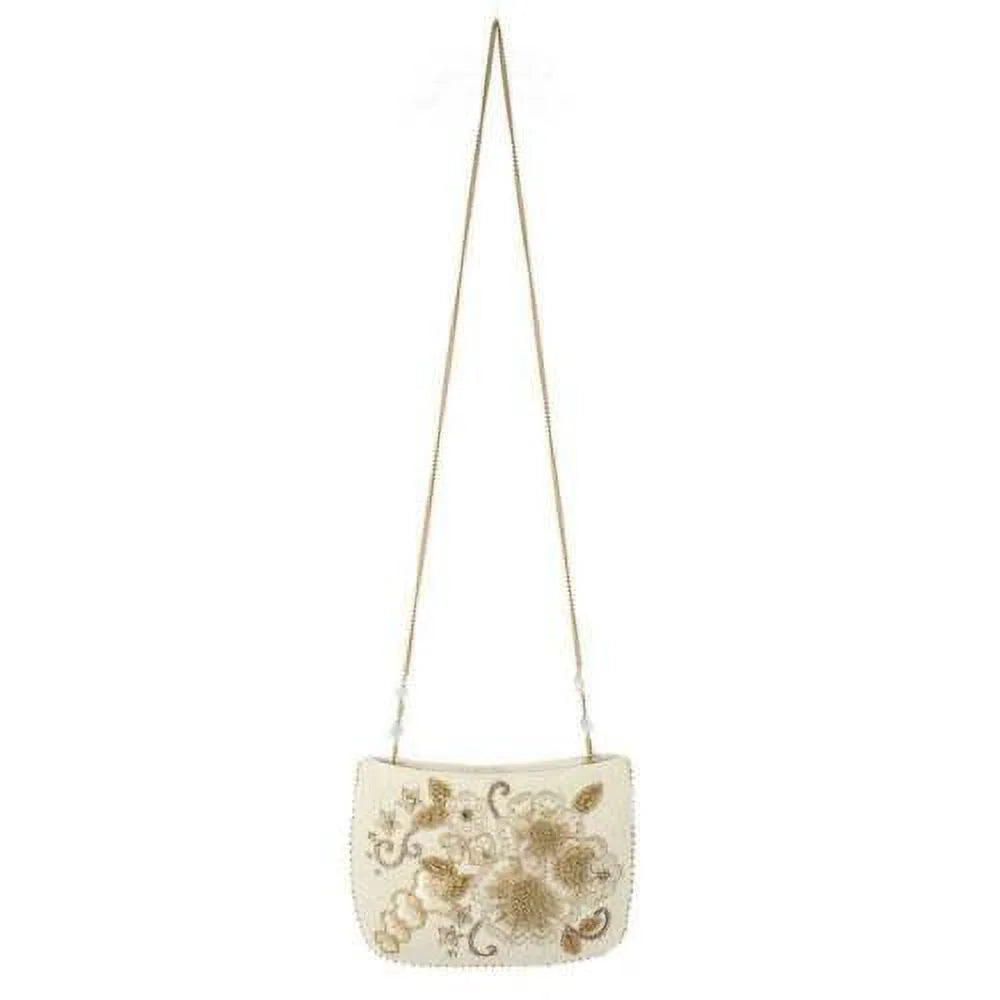 Clutch Bag White Bride Bridal Handbag Frances Crossbody NEW Radiance Mary Beaded
