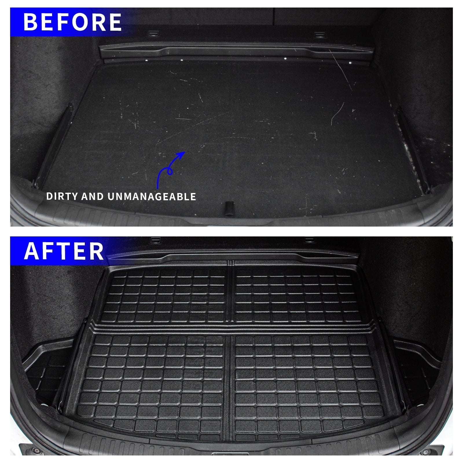 Mats 2017-2022 Liner Cargo Fit CRV Fuel Mats CR-V Floor Honda Floor Accessories (Trunk Mats) + 2021