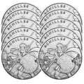10 - Troy Silver 1 Lot oz of Fine Design .999 Round Achilles