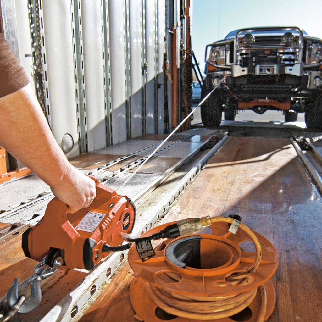 and Protection Wireless Electric Crane, Hoist Control, Portable Height, Towing for Winch 1 Overload Winch, Winch, Remote Electric 2 Lifting in 110V w/Wire 2200lbs Lifting Power 25ft