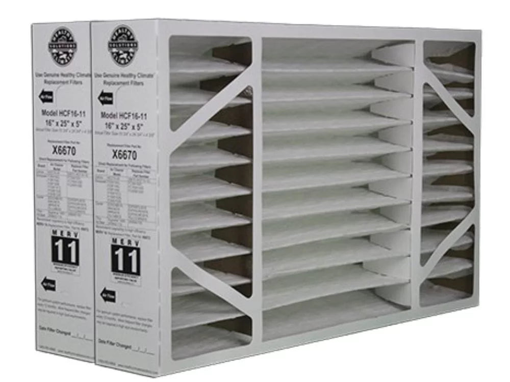 Lennox Filter Pack 2 X6660 Fits of 11 Media Lennox Genuine OEM Merv HCC16-28 X6670 16"X25"X5" X6670