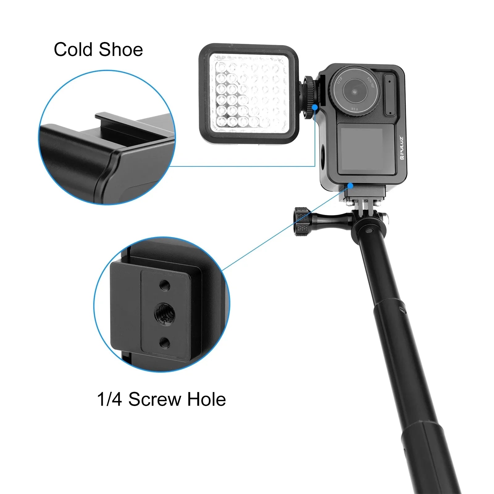 PULUZ Camera Camera Alloy 4/3, Protective for Aluminum DJI Frame for Cage