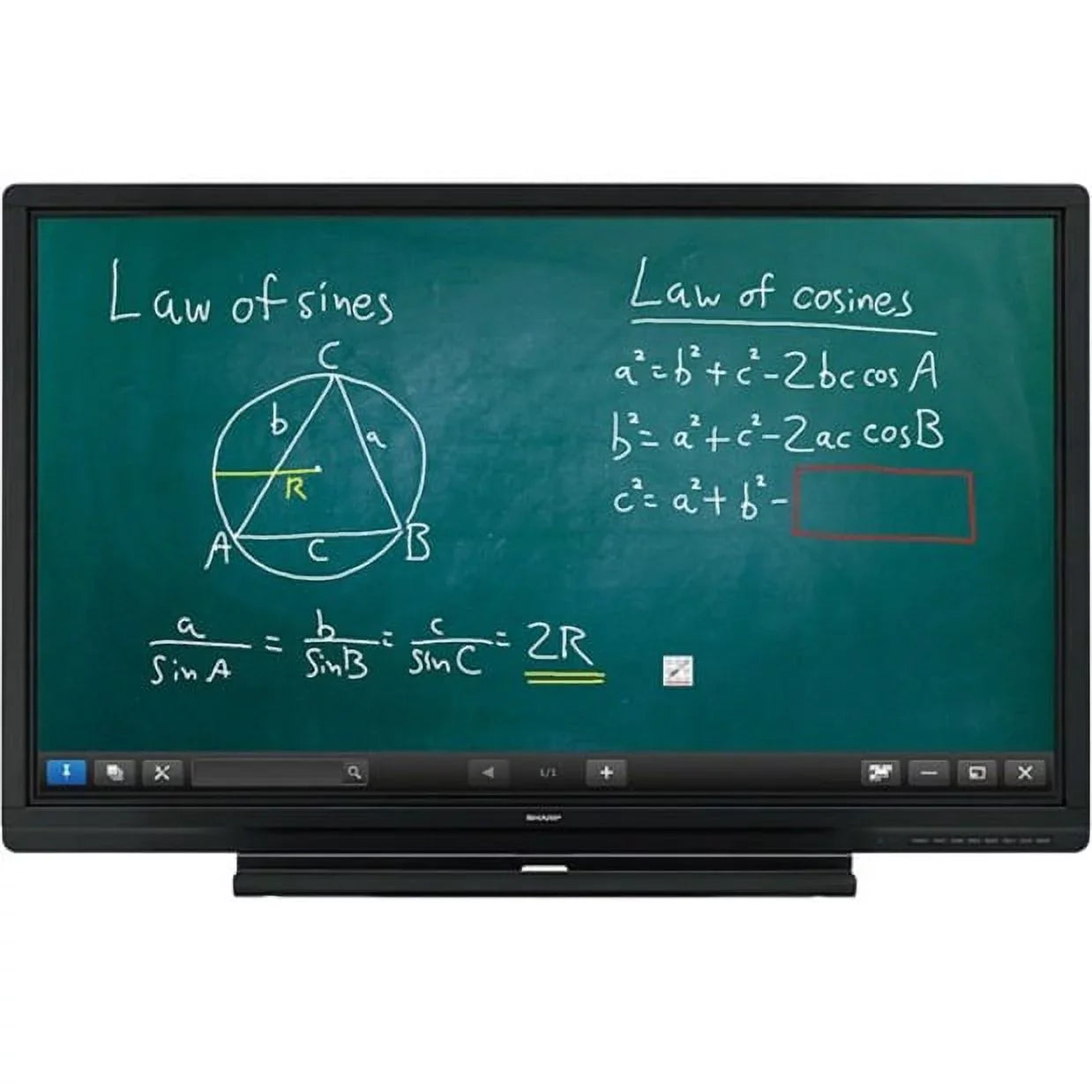 BOARD Sharp ms PNC605B LCD Monitor, 4 AQUOS 60" Touchscreen 16:9, Class