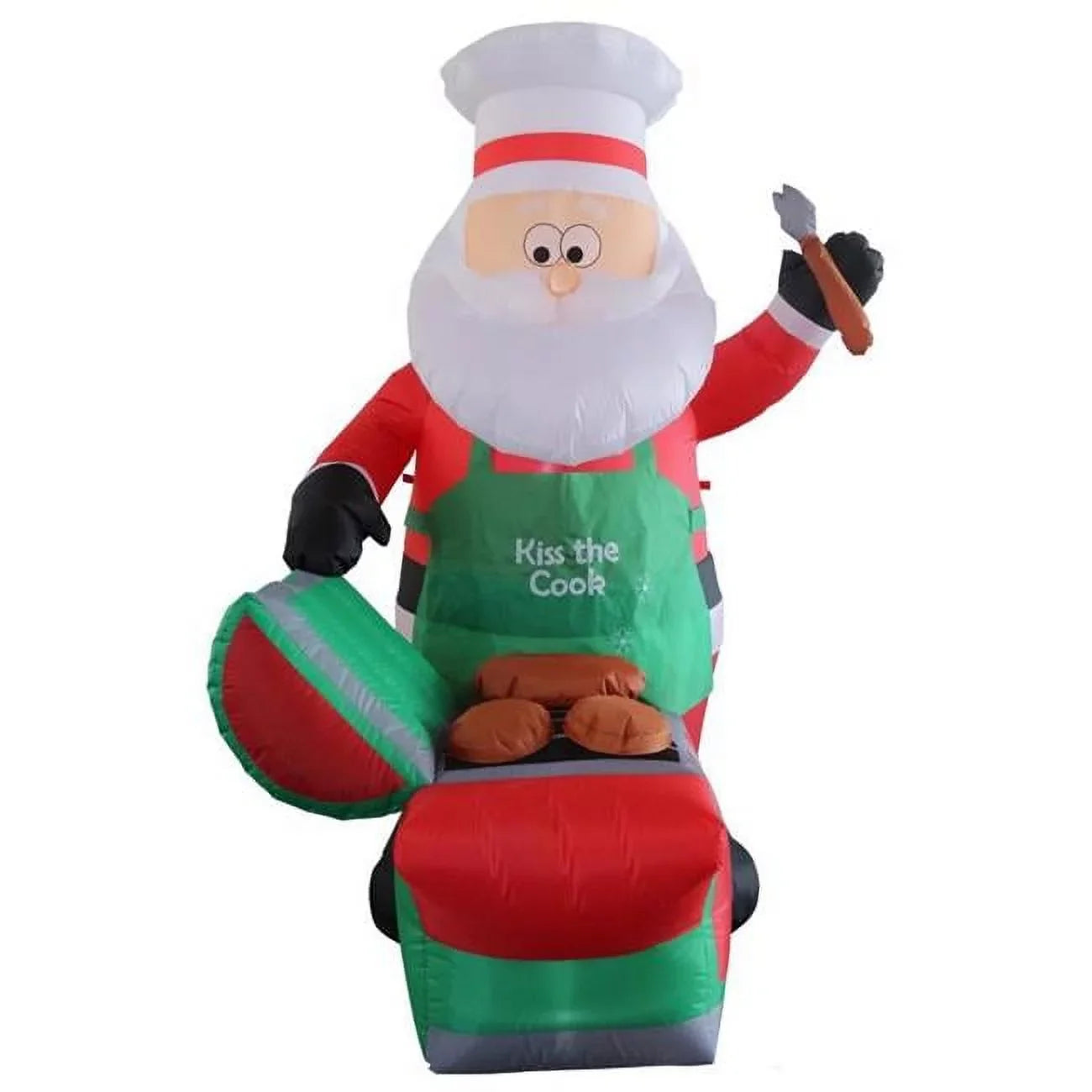 Santa Barbequing Celebrations 9080574 6 ft. Inflatable