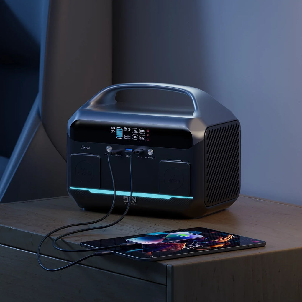 DaranEner 268.8Wh 300W Anself, by Station LiFePO4 Battery NEO300 for Backup Power Travel Portable Supply Power