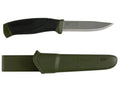 Companion Blade Green Knife Steel with Fixed Blade, 4.1-Inch, Military exterior Morakniv Carbon