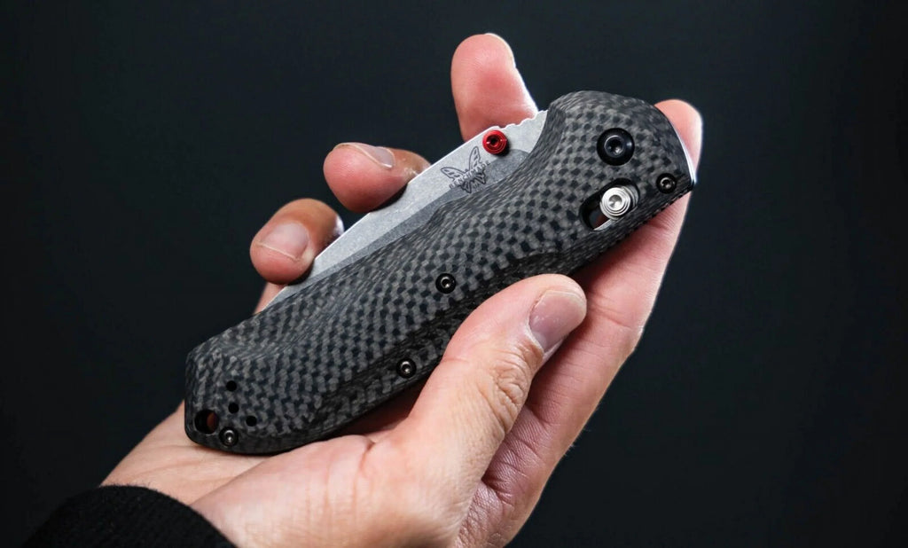 Steel Drop-Point Benchmade 560-03 Folding Fiber Carbon Freek Knife Pocket Blade Stainless 3.6"