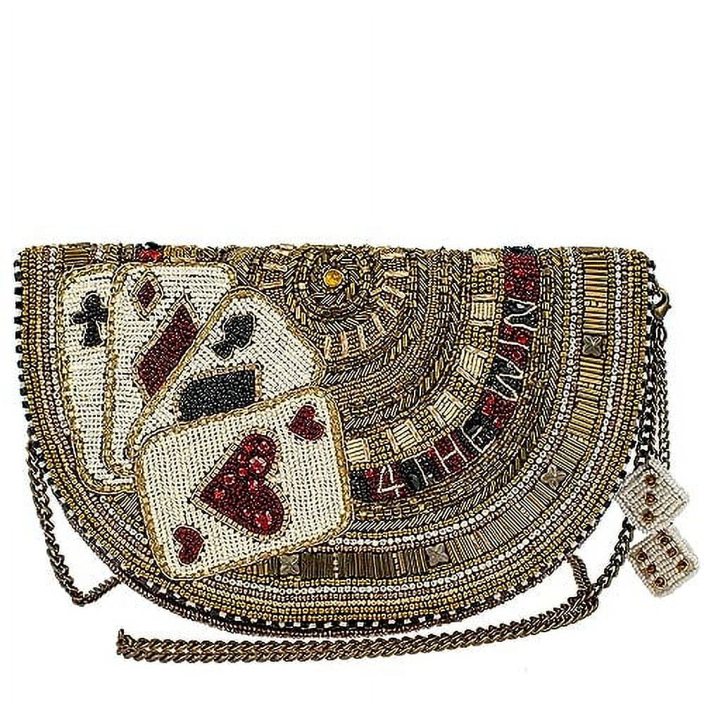 Crossbody Handbag, Clutch Frances 4 Casino Mary the Gold Win