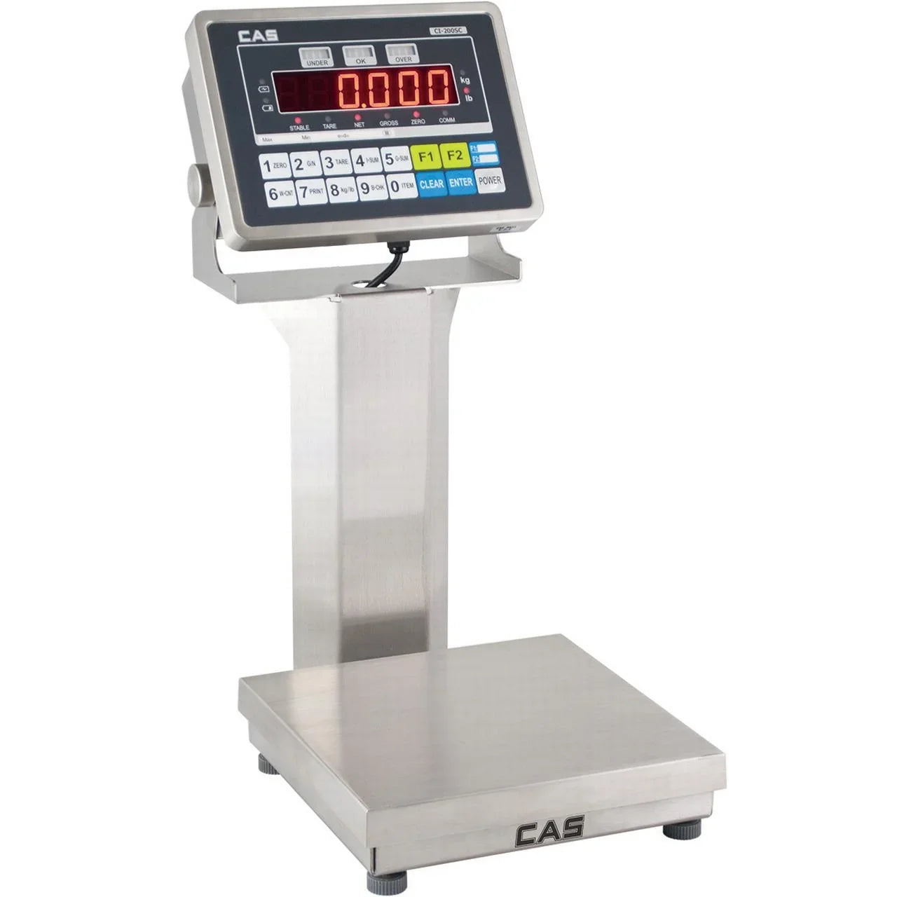 Display, NTEP 0.05 lb, LCD x lb GP-15200BS, IP65 w/ Scale Checkweigher CAS 200