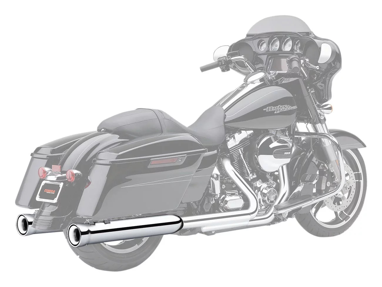 Neighbor Chrome 4" Hater Mufflers Cobra (6107)
