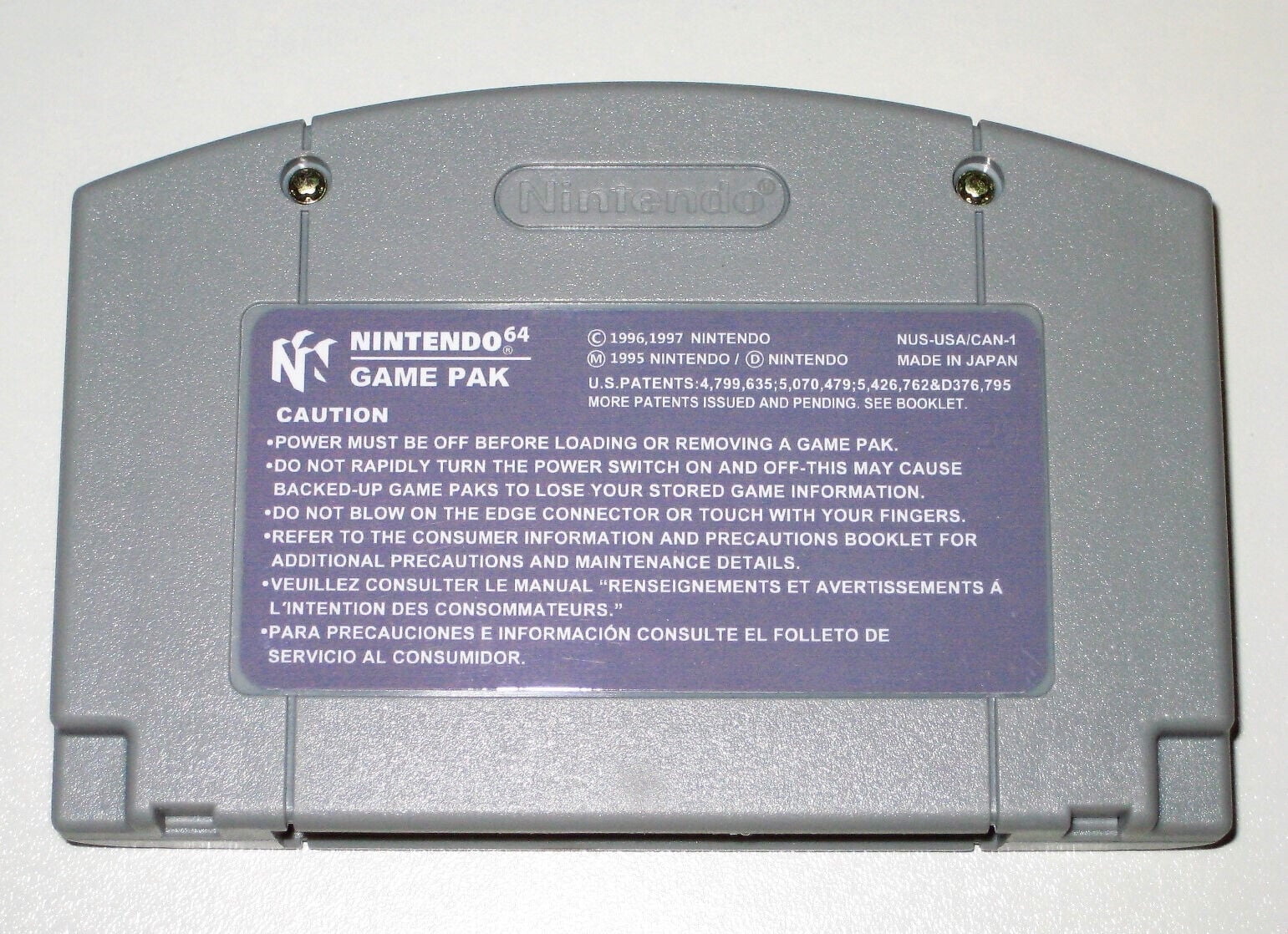 game Kart usable human item case including for Mario NTSC-U/C CPU N64