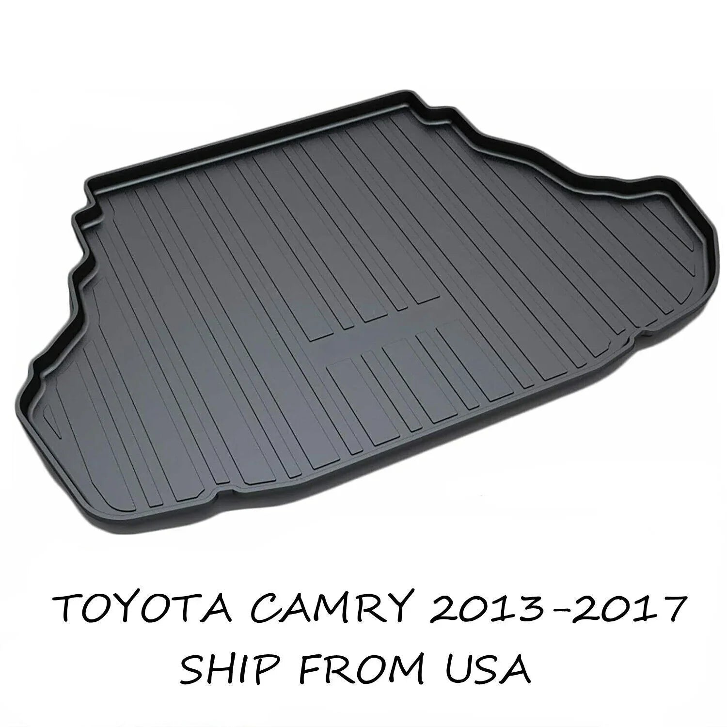 to Mats Camry 2013-2017 Carpets Easy for Cargo Clean TPO Liner Trunk