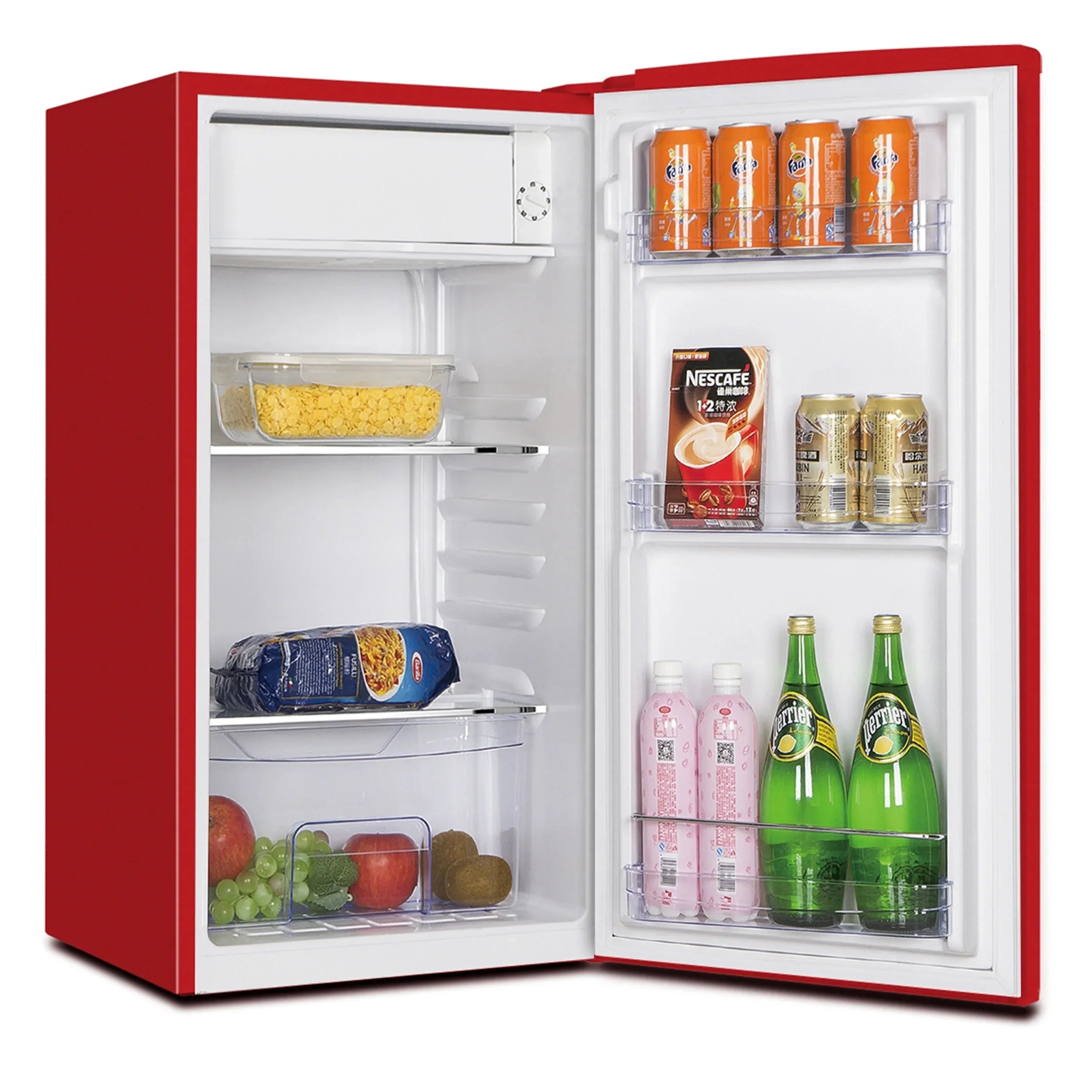 Seafoam Avanti Series 3.1 Retro Refrigerator, ft., Compact cu. Green Mini-Fridge, in (RMRS31X7G-IS)