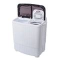 with 6.6lbs Washing SYTHERS Dorms Tub Machine 7.7lbs Spinner, Apartments Mini Pump, for Machine Washer 14.3lbs, Semi-Automatic Drain Combo Twin Washer with