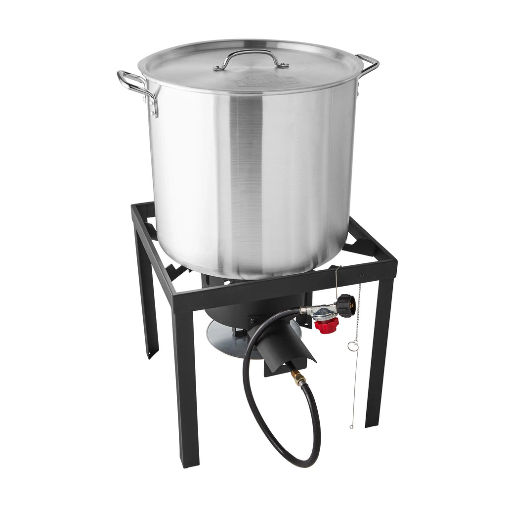 Boiling with Pot Grill 60 Burner Expert Quart Kit