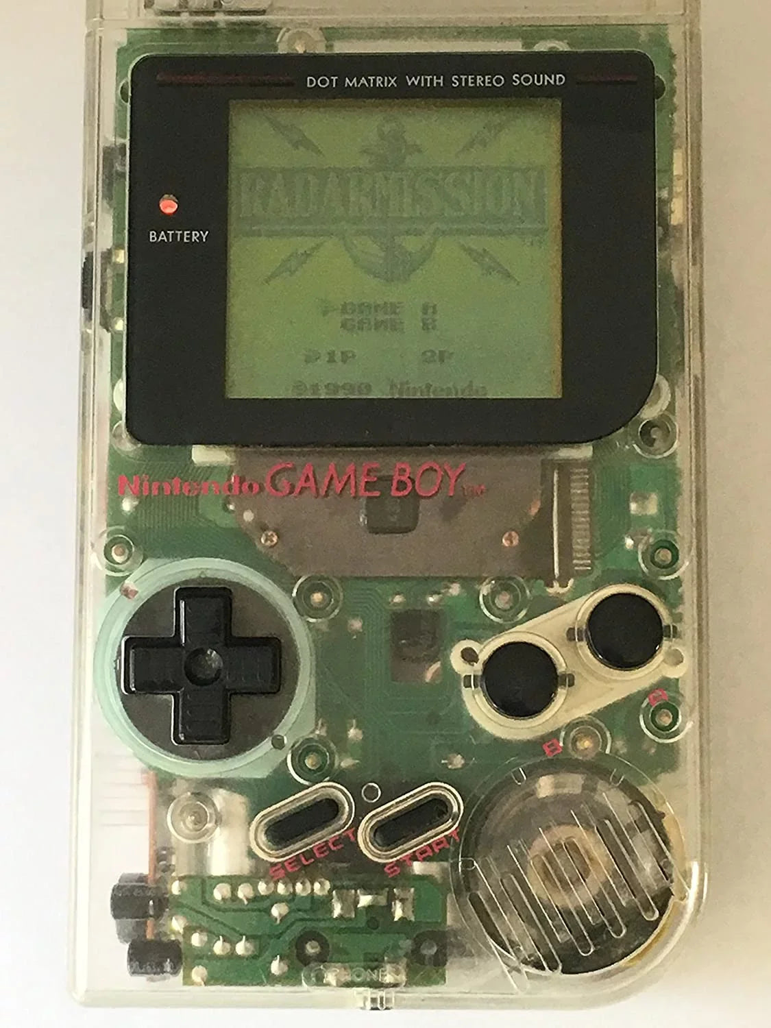 Play Original Boy Gameboy Loud Console Game (Clear) it