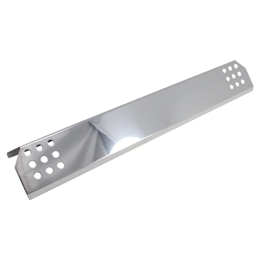 Compatible 4-Pack Grill 97451 Flame Bar, Parts Shield Replacement Burner Heat Tamer, for Barbeque Tent Flavorizer Bar, Steel 16 Number Deflector, Part Plate BBQ 1/8" Cover - Stainless Vaporizer Guard,