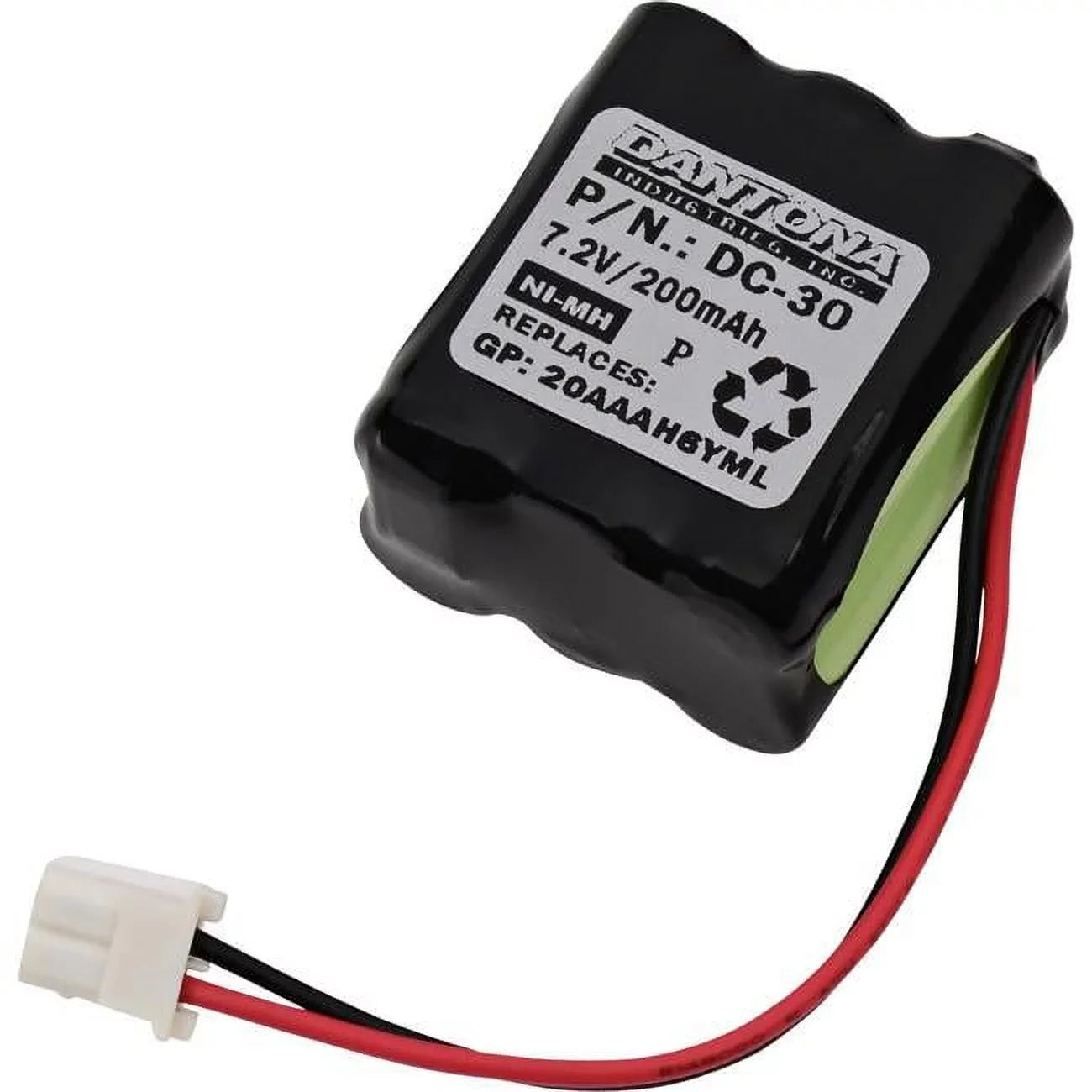 200 Hydride mAh 7.2V Metal Nickel Dog Battery for Dantona DC-30 & GP-20AAAAH6YML Collar