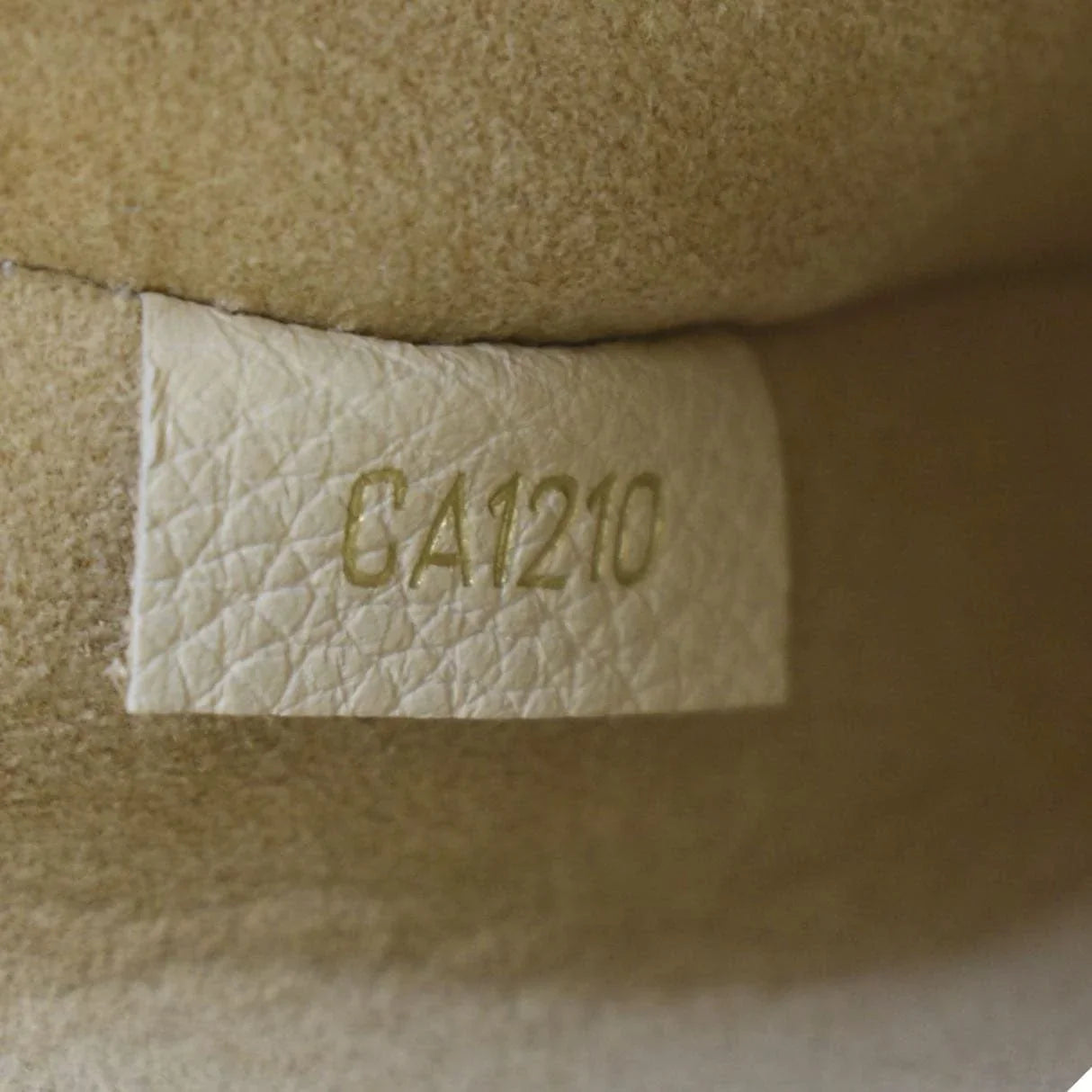 Creme Vaugirard Bag Monogram Shoulder Canvas Pre-owned
