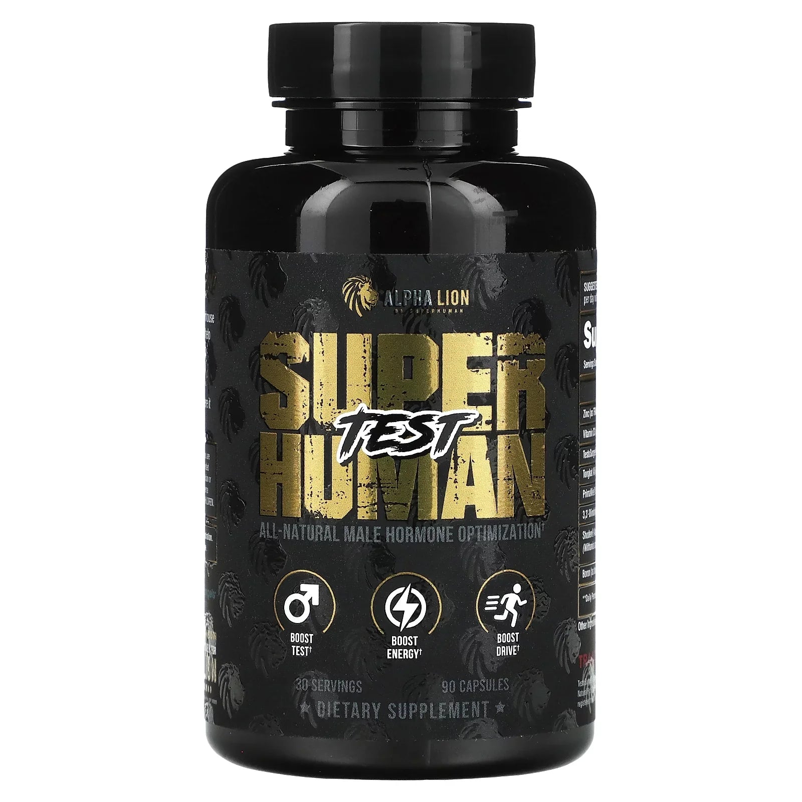 Lion Boost Capsules) Alpha Optimization, All Energy, (90 Ingredients Test, Male Drive, Hormone Premium Natural