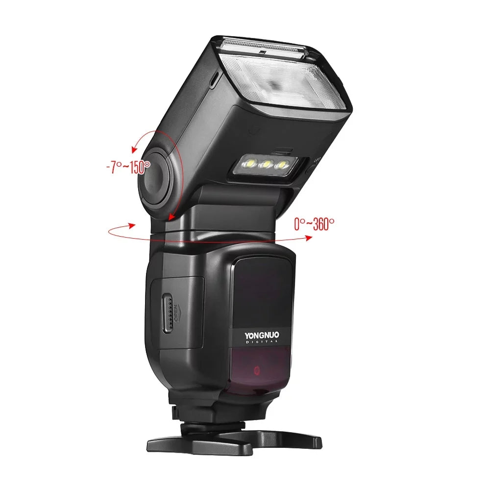 YN622N 1/8000s 5600K Light, Wireless Wireless Speedlite YN968N Built-in II DSLR with Flash System Cameras Nikon YONGNUO LED Compatible with and TTL HSS, YN560