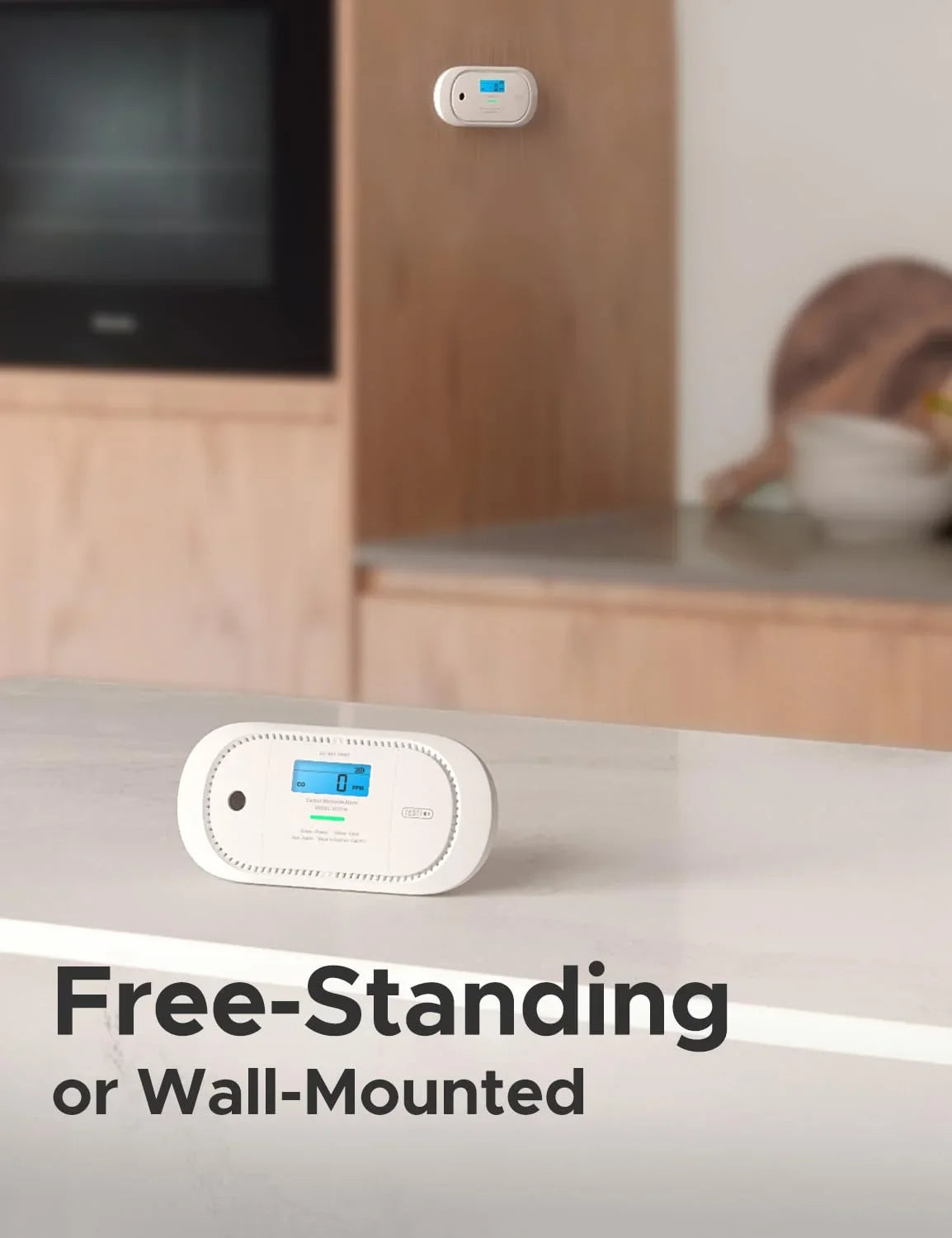 FS51 or Accessory Monoxide SBS50 Smart 1-Pack XC01-M, Interconnected Smoke X-Sense Station, X-Sense an Base CO FS31 Carbon Works Portable Wireless with Detector Alarm Detector for Kit,