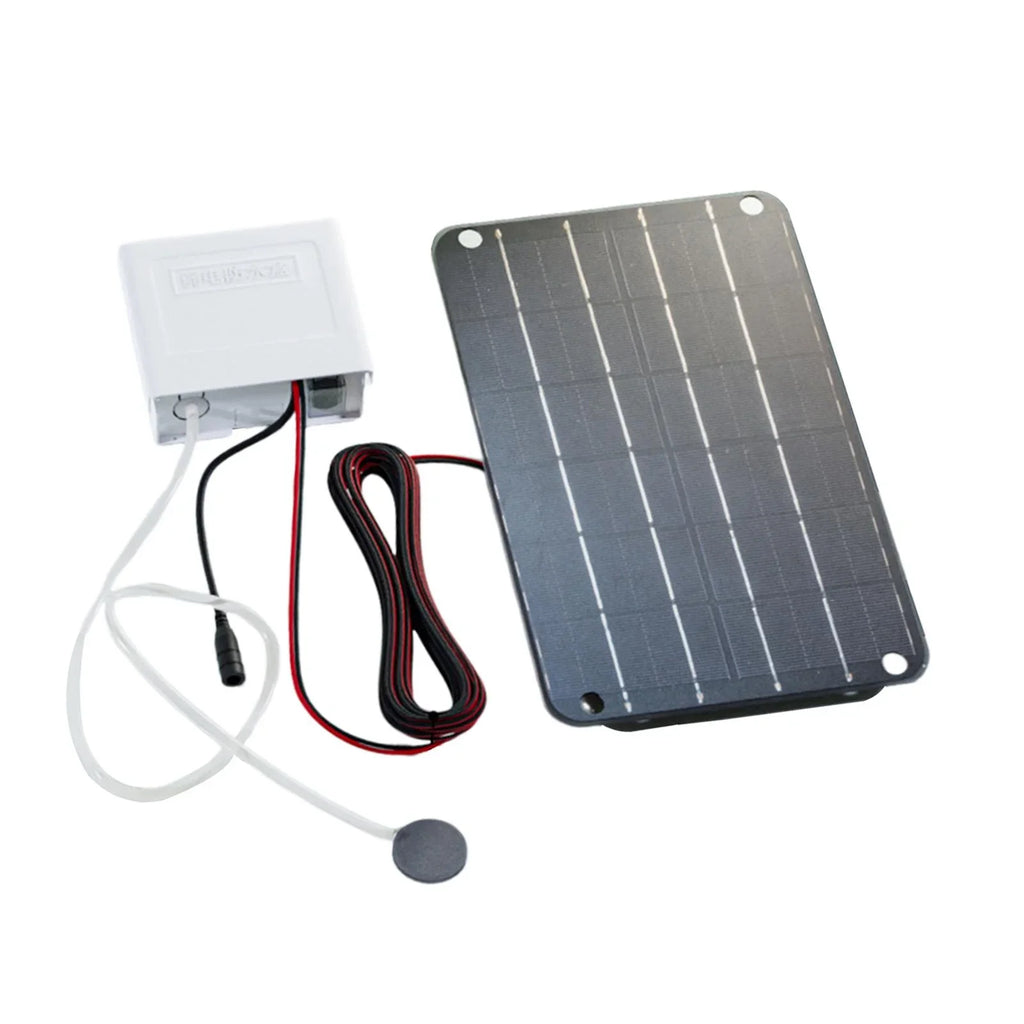 Oxygenator Air Powered Silent Pump,Aquarium Pond Air simhoa Pond Hydroponics Solar Pump Aerator Solar Eco Friendly,6V Pump for Solar