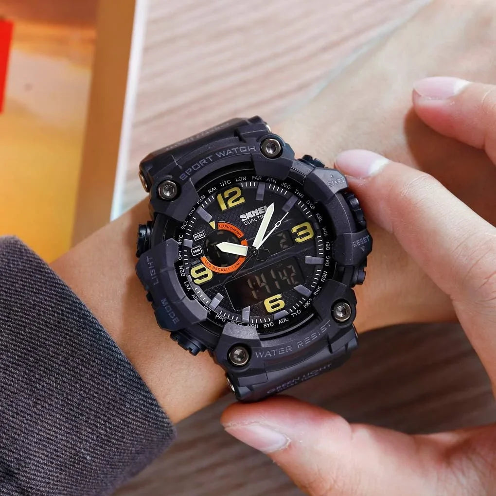 Alarm Watch Watches Digital LED Function S-Shock Multi Gosasa Sports Military Waterproof Men's Watches