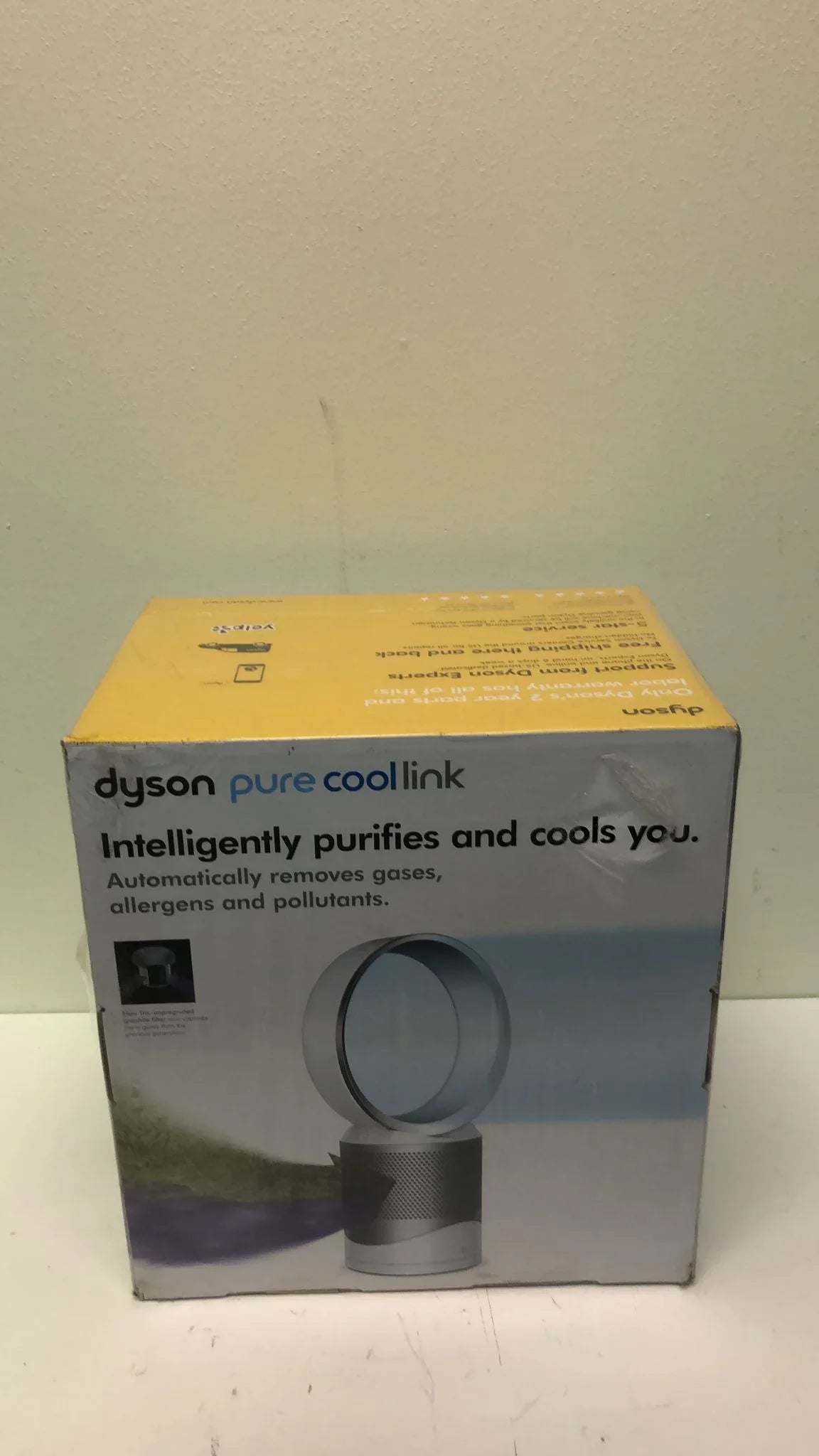 Fan DP01 Air | Desk Link & White/Silver Refurbished Pure Cool | Dyson Purifier